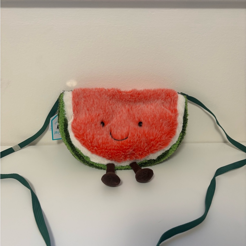 RETIRED Jellycat Watermelon Slice Plush Bag